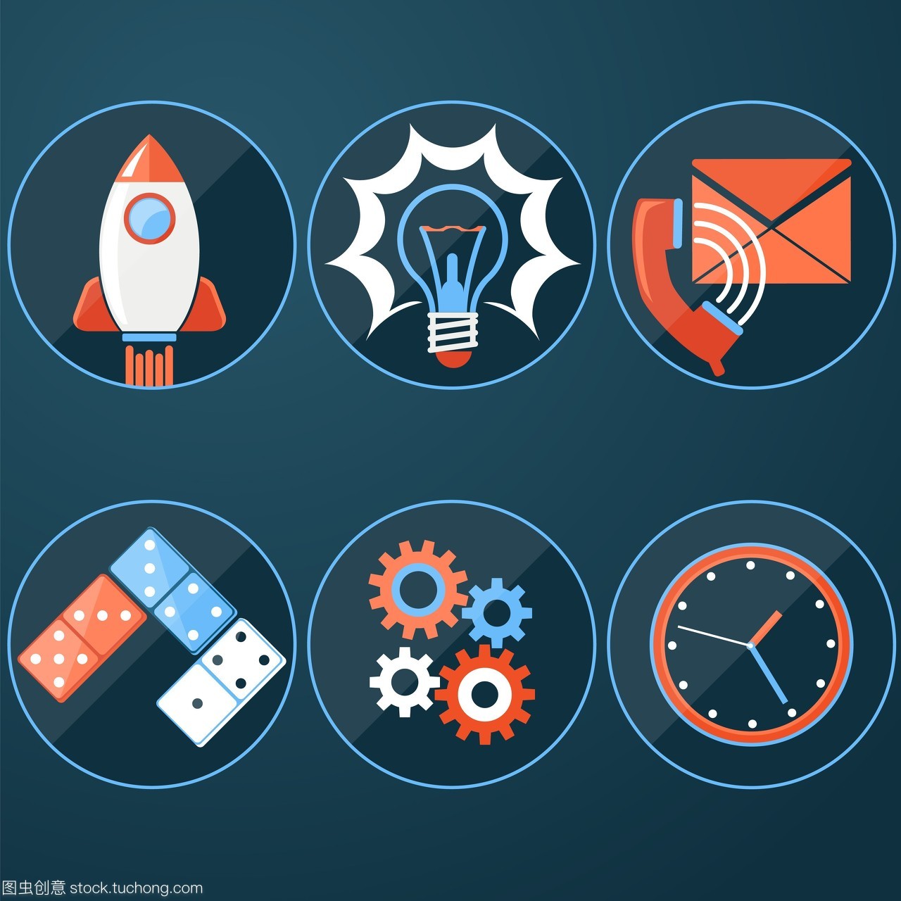 一飛沖天 新業務啟動圖標設計中的火箭創意解析